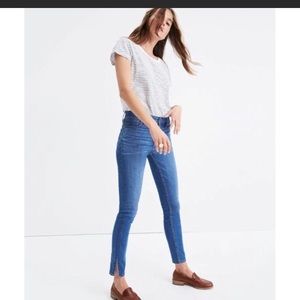 NWOT Madewell high rise skinny jeans